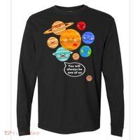 Pluto Planegift Funny Cartoon Planets Never Forget Pluto Gift Comfort Colors Heavyweight Long Sleeve T-Shirt thumb 0