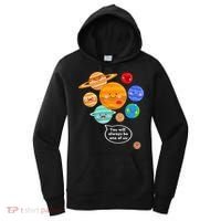 Pluto Planegift Funny Cartoon Planets Never Forget Pluto Gift Women's Hoodie thumb 0