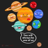 Pluto Planegift Funny Cartoon Planets Never Forget Pluto Gift Hat thumb 2