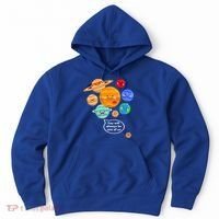 Pluto Planegift Funny Cartoon Planets Never Forget Pluto Gift Hoodie thumb 0