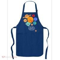 Pluto Planegift Funny Cartoon Planets Never Forget Pluto Gift Apron thumb 0