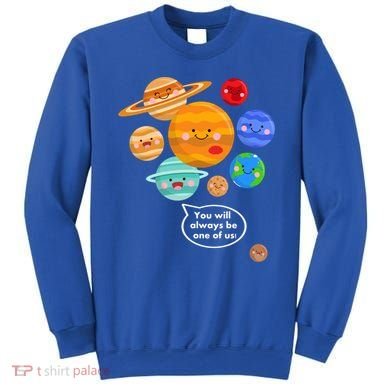 Pluto Planegift Funny Cartoon Planets Never Forget Pluto Gift Sweatshirt
