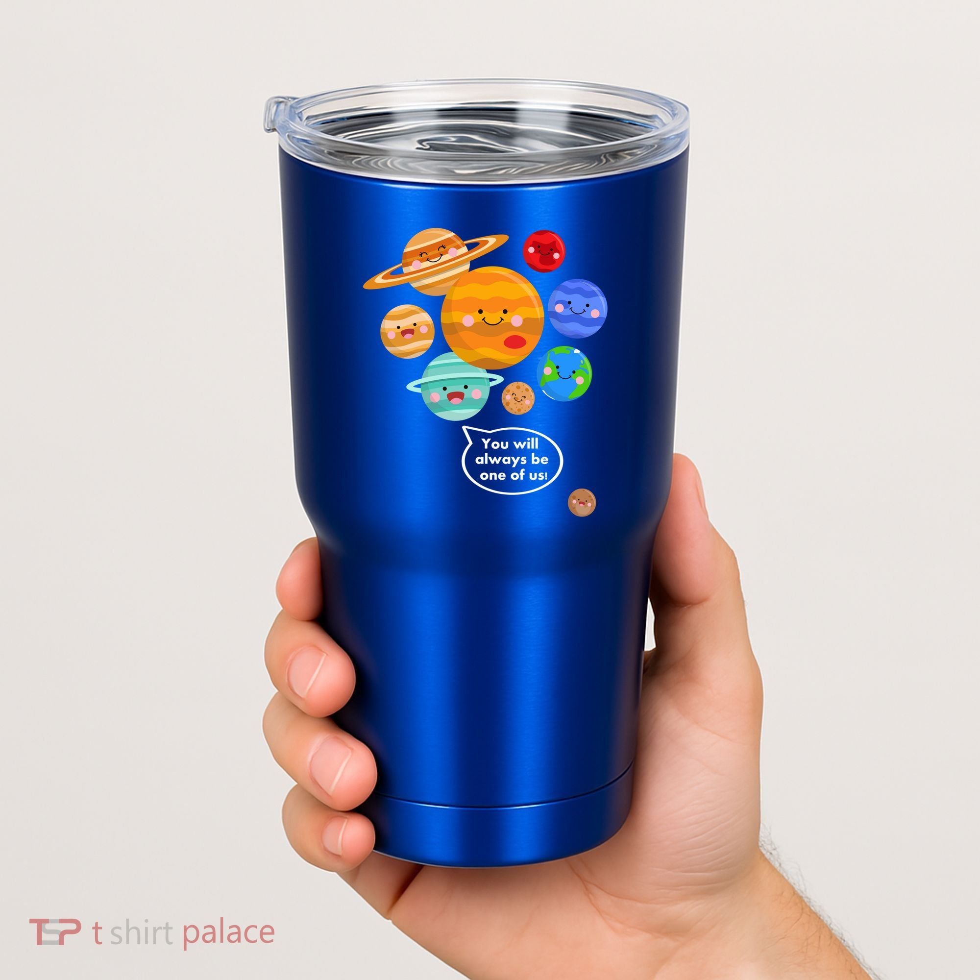 Pluto Planegift Funny Cartoon Planets Never Forget Pluto Gift Tumbler
