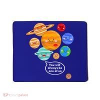 Pluto Planegift Funny Cartoon Planets Never Forget Pluto Gift Mousepad thumb 0