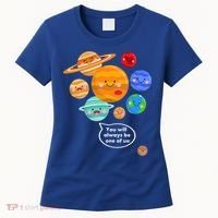 Pluto Planegift Funny Cartoon Planets Never Forget Pluto Gift Women's T-Shirt thumb 0