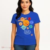 Pluto Planegift Funny Cartoon Planets Never Forget Pluto Gift Women's T-Shirt thumb 4