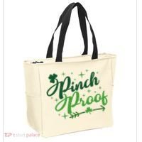 Pinch Proof Funny St Patrick's Day Holiday Tote Bag thumb 2
