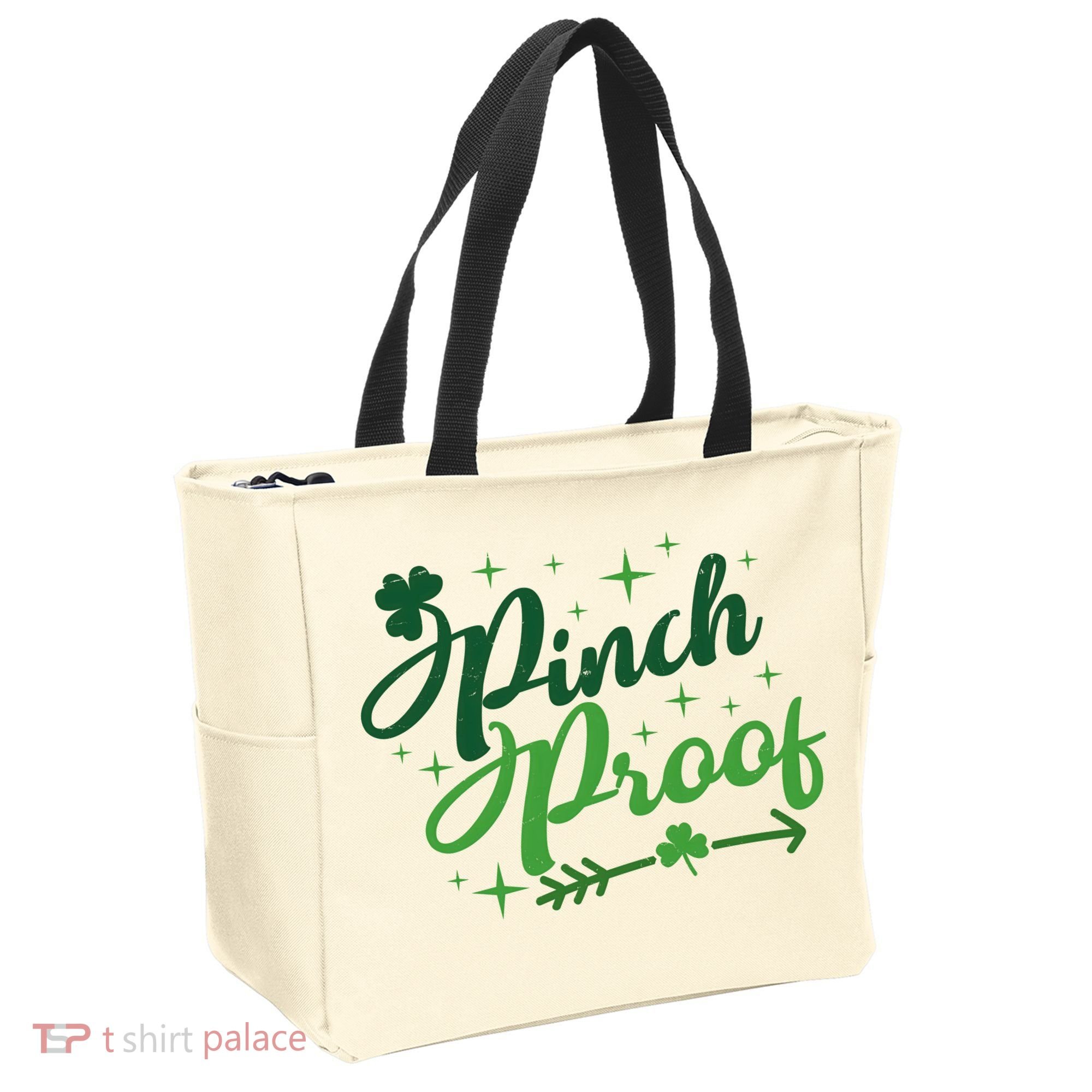 Pinch Proof Funny St Patrick's Day Holiday Tote Bag