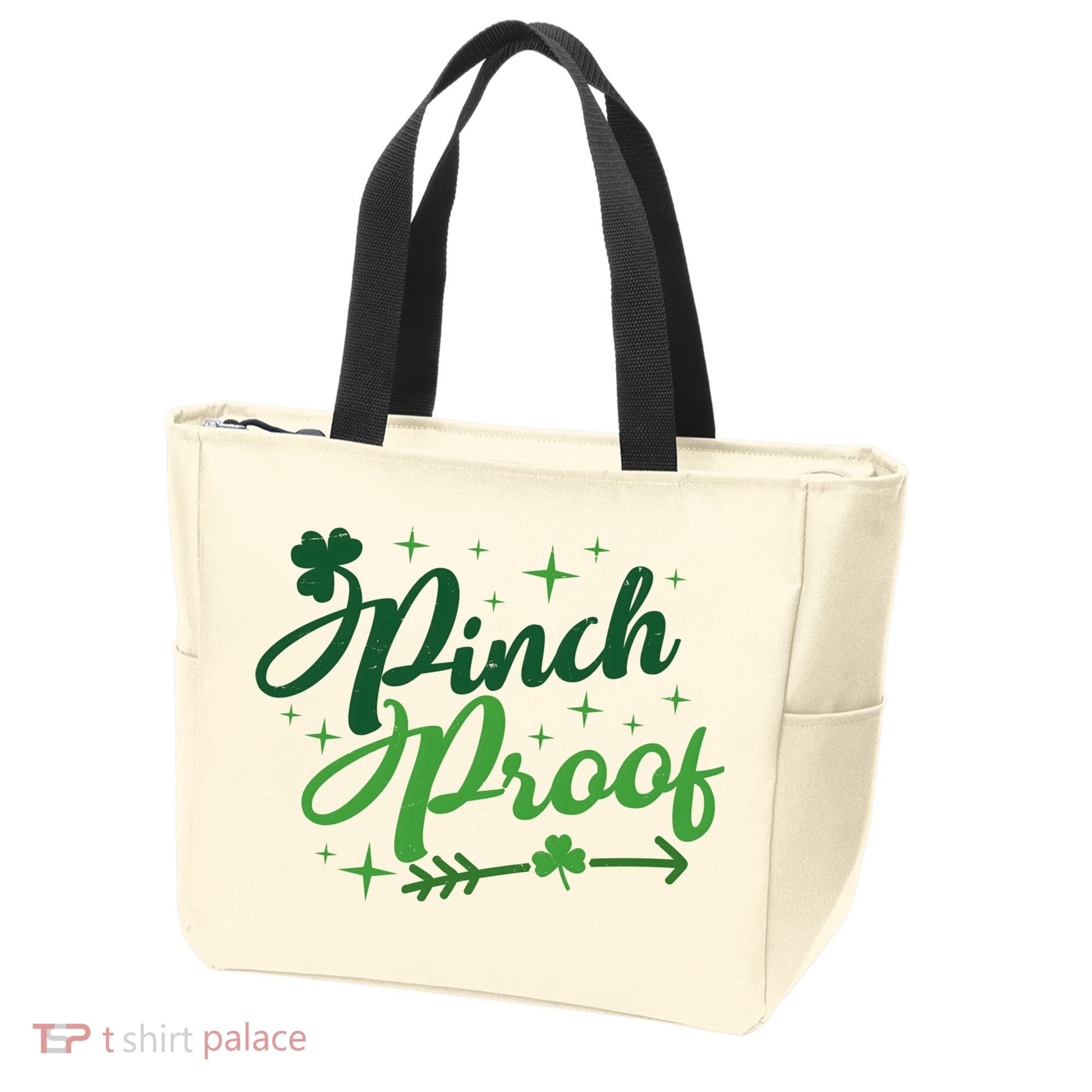 Pinch Proof Funny St Patrick's Day Holiday Tote Bag