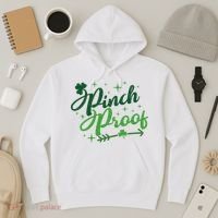 Pinch Proof Funny St Patrick's Day Holiday Hoodie thumb 3