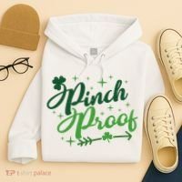 Pinch Proof Funny St Patrick's Day Holiday Hoodie thumb 4