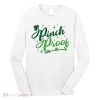 Pinch Proof Funny St Patrick's Day Holiday Long Sleeve Shirt thumb 0