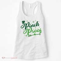 Pinch Proof Funny St Patrick's Day Holiday Women's Tank Top thumb 0