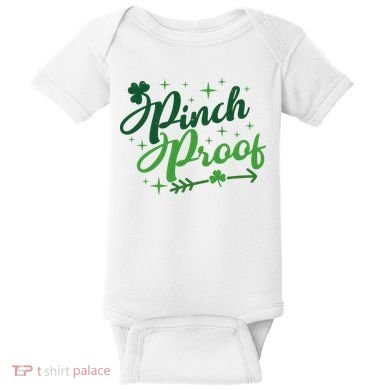 Pinch Proof Funny St Patrick's Day Holiday Baby Bodysuit
