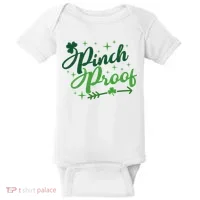 Pinch Proof Funny St Patrick's Day Holiday Baby Bodysuit thumb 0