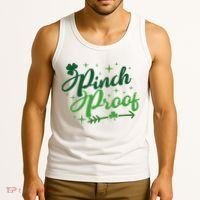 Pinch Proof Funny St Patrick's Day Holiday Tank Top thumb 3