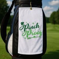 Pinch Proof Funny St Patrick's Day Holiday Golf Towel thumb 2