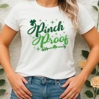 Pinch Proof Funny St Patrick's Day Holiday Women's T-Shirt thumb 2