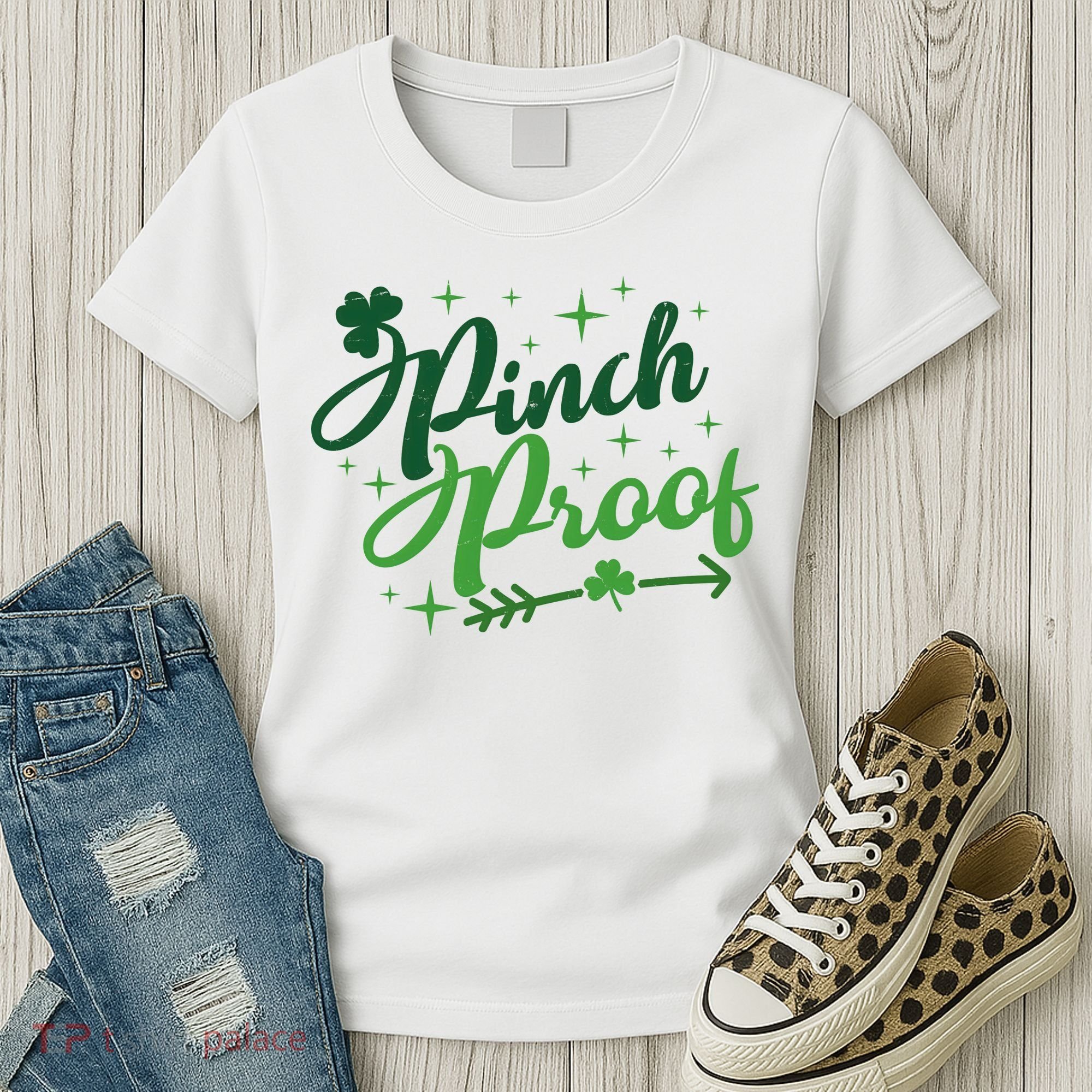 Pinch Proof Funny St Patrick's Day Holiday Women's T-Shirt