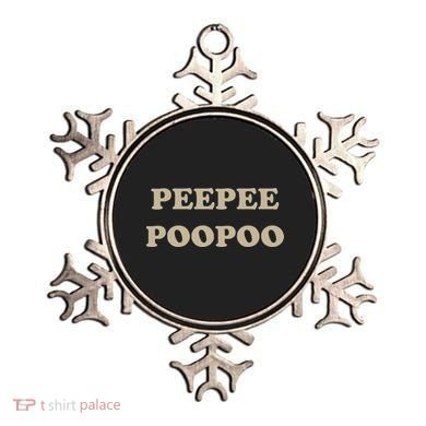PeePee PooPoo Funny Sarcastic Adult Humor Sayings Ornament