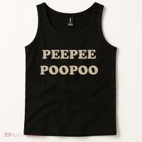 PeePee PooPoo Funny Sarcastic Adult Humor Sayings Tank Top thumb 2