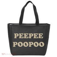 PeePee PooPoo Funny Sarcastic Adult Humor Sayings Tote Bag thumb 0