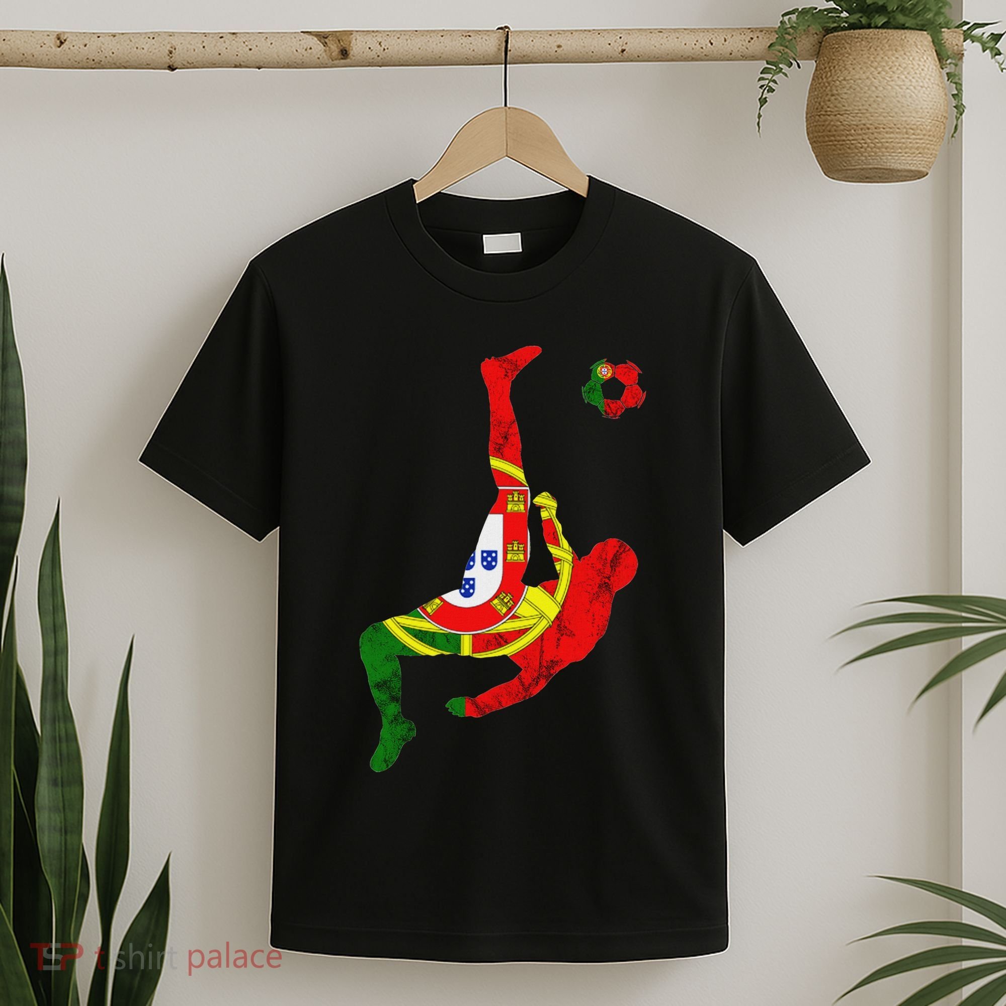 Portugal Portuguese Flag Futebol Portuguese Soccer Player T-Shirt