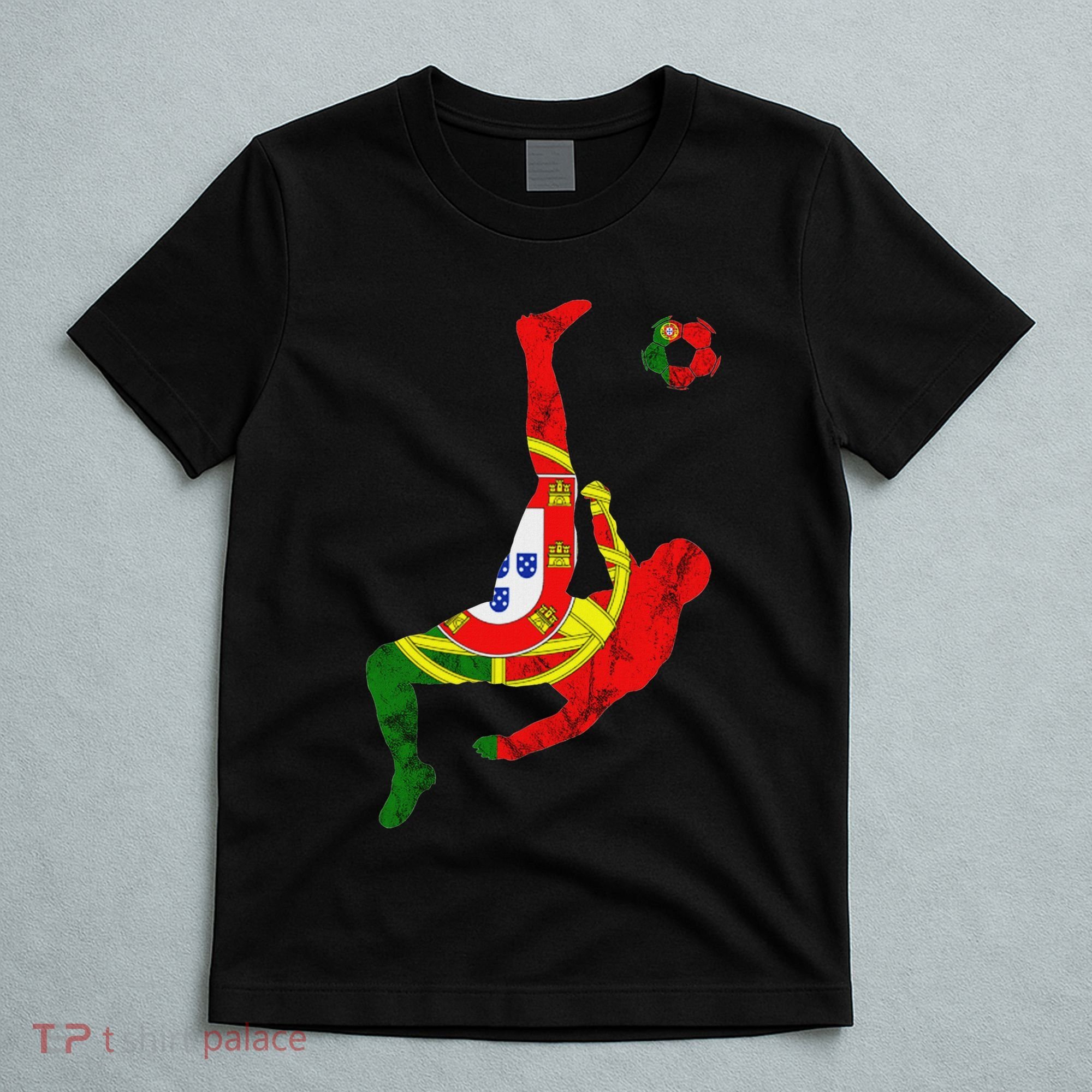 Portugal Portuguese Flag Futebol Portuguese Soccer Player T-Shirt