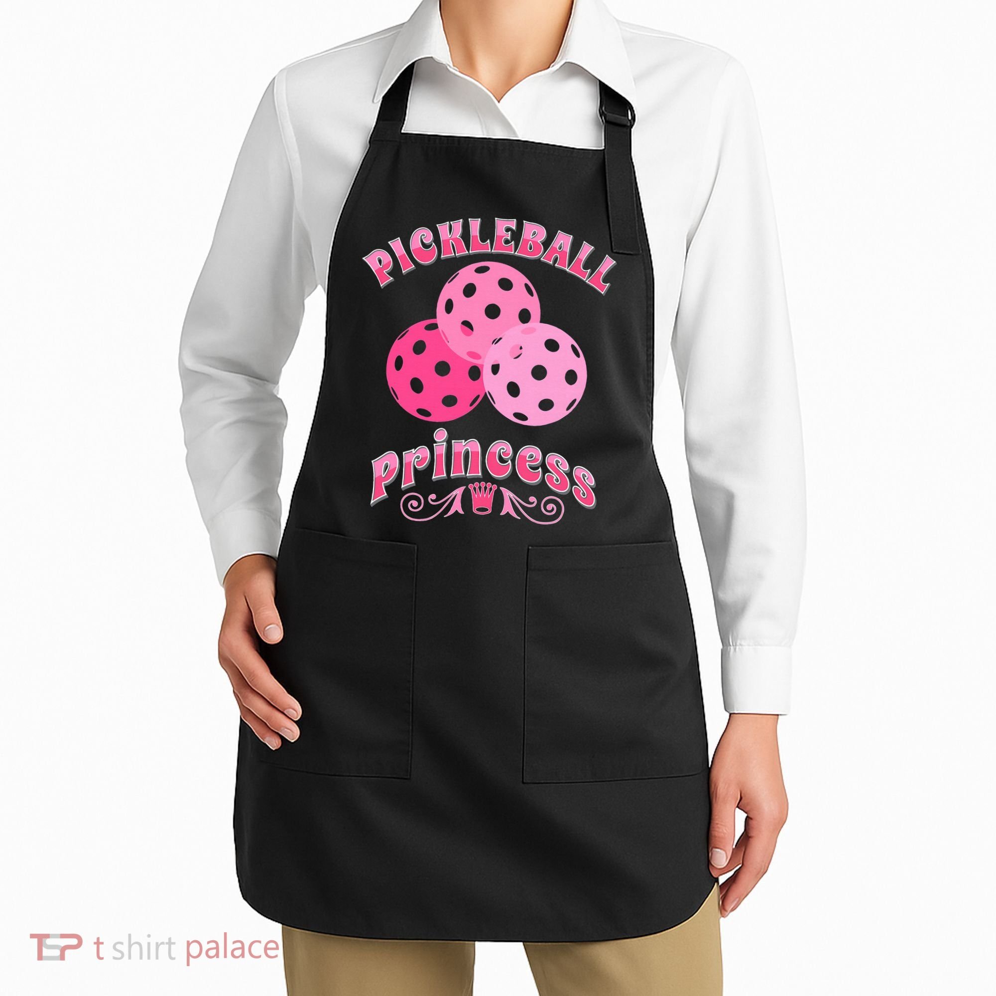 Pickleball Princess funny sport lover coach Apron