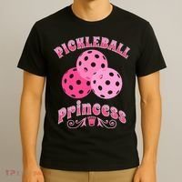 Pickleball Princess funny sport lover coach T-Shirt thumb 3
