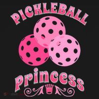 Pickleball Princess funny sport lover coach T-Shirt thumb 7