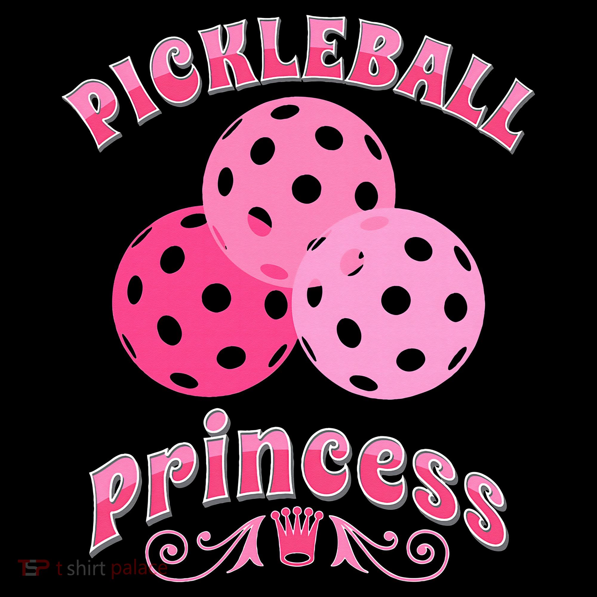 Pickleball Princess funny sport lover coach T-Shirt