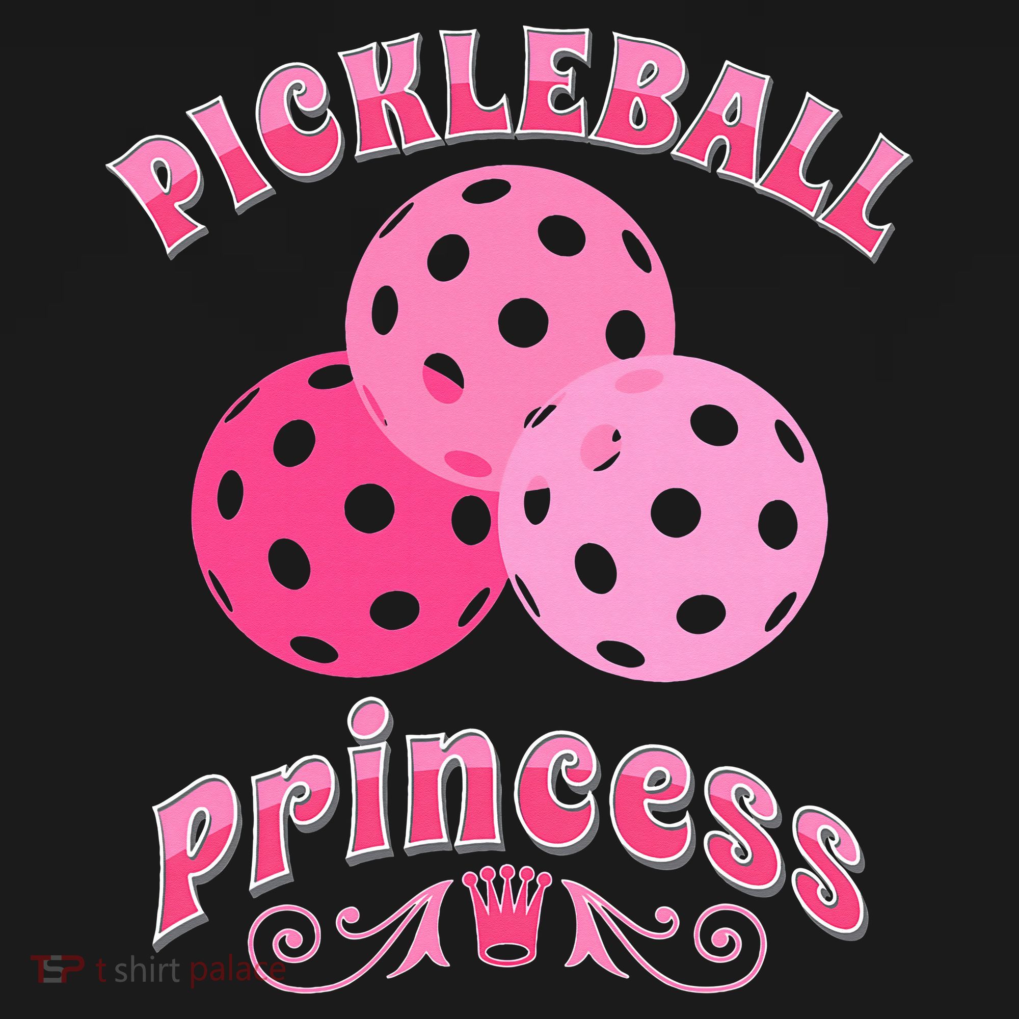 Pickleball Princess funny sport lover coach Women's Hoodie
