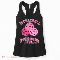 Pickleball Princess funny sport lover coach Women's Tank Top thumb 0