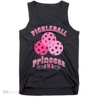 Pickleball Princess funny sport lover coach Tank Top thumb 0