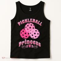 Pickleball Princess funny sport lover coach Tank Top thumb 2