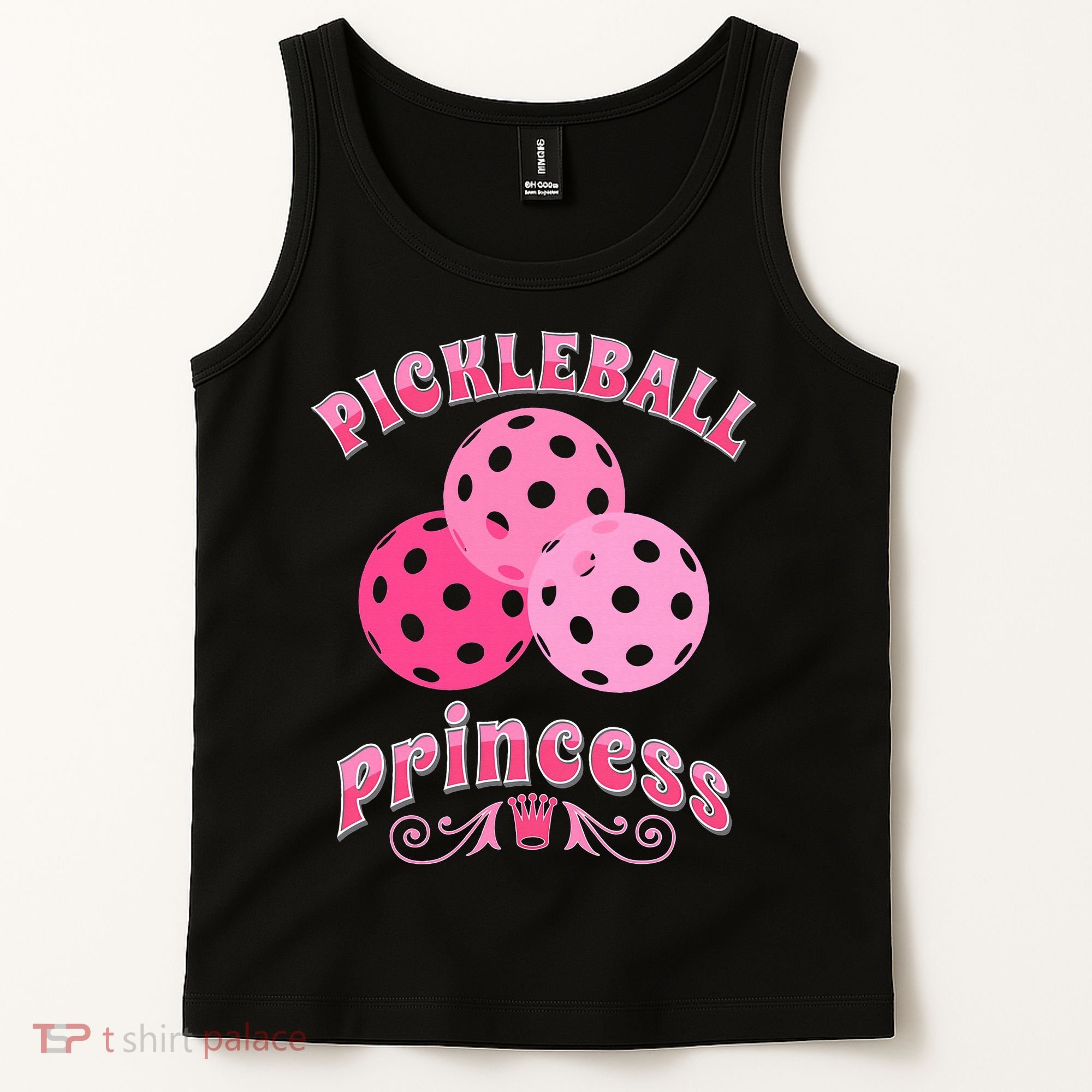 Pickleball Princess funny sport lover coach Tank Top