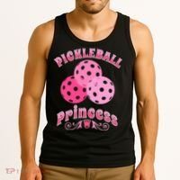 Pickleball Princess funny sport lover coach Tank Top thumb 3