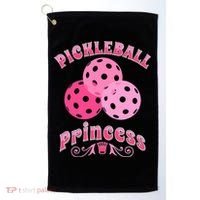Pickleball Princess funny sport lover coach Golf Towel thumb 0