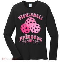Pickleball Princess funny sport lover coach Women's Long Sleeve Shirt thumb 0