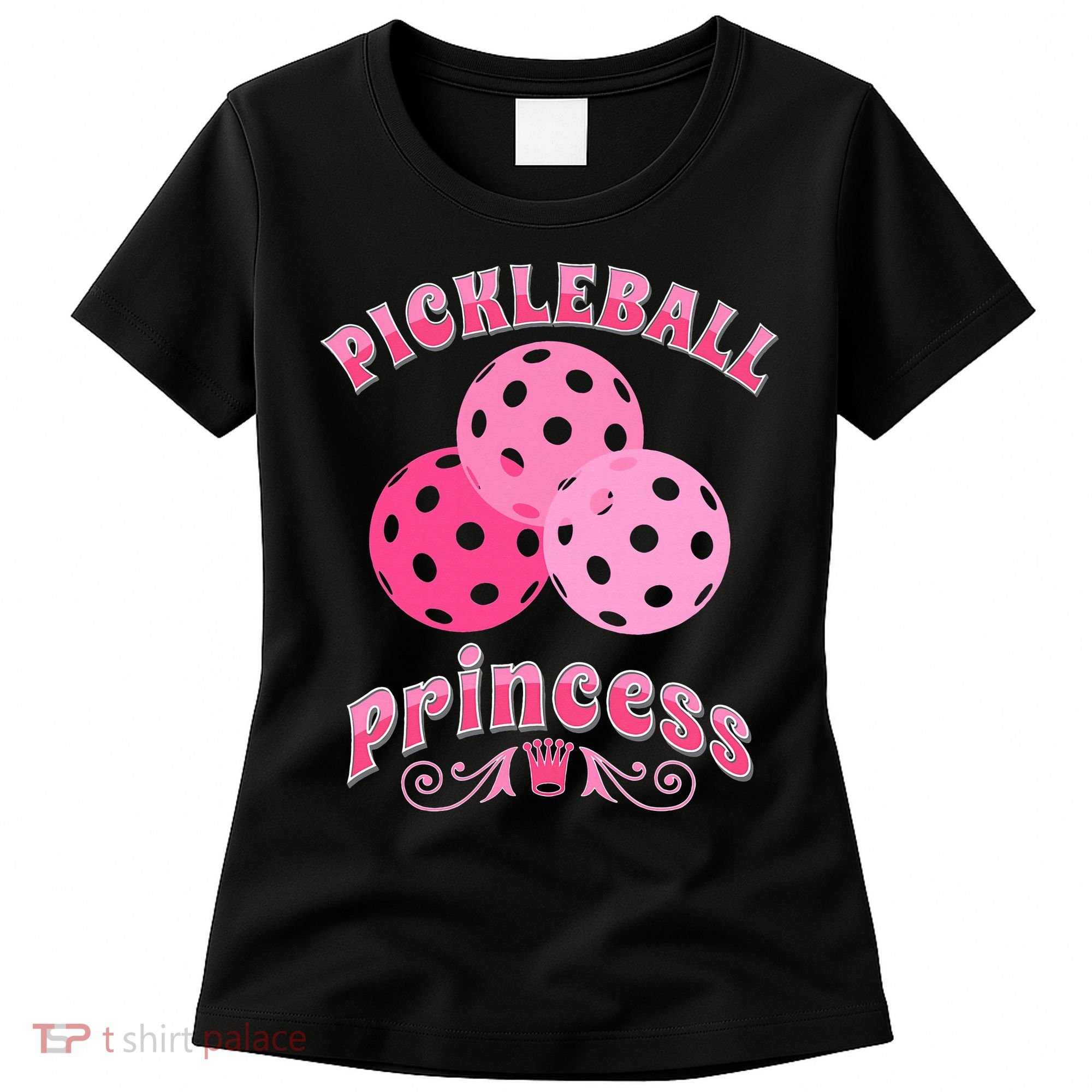 Pickleball Princess funny sport lover coach Women's T-Shirt