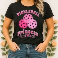 Pickleball Princess funny sport lover coach Women's T-Shirt thumb 2