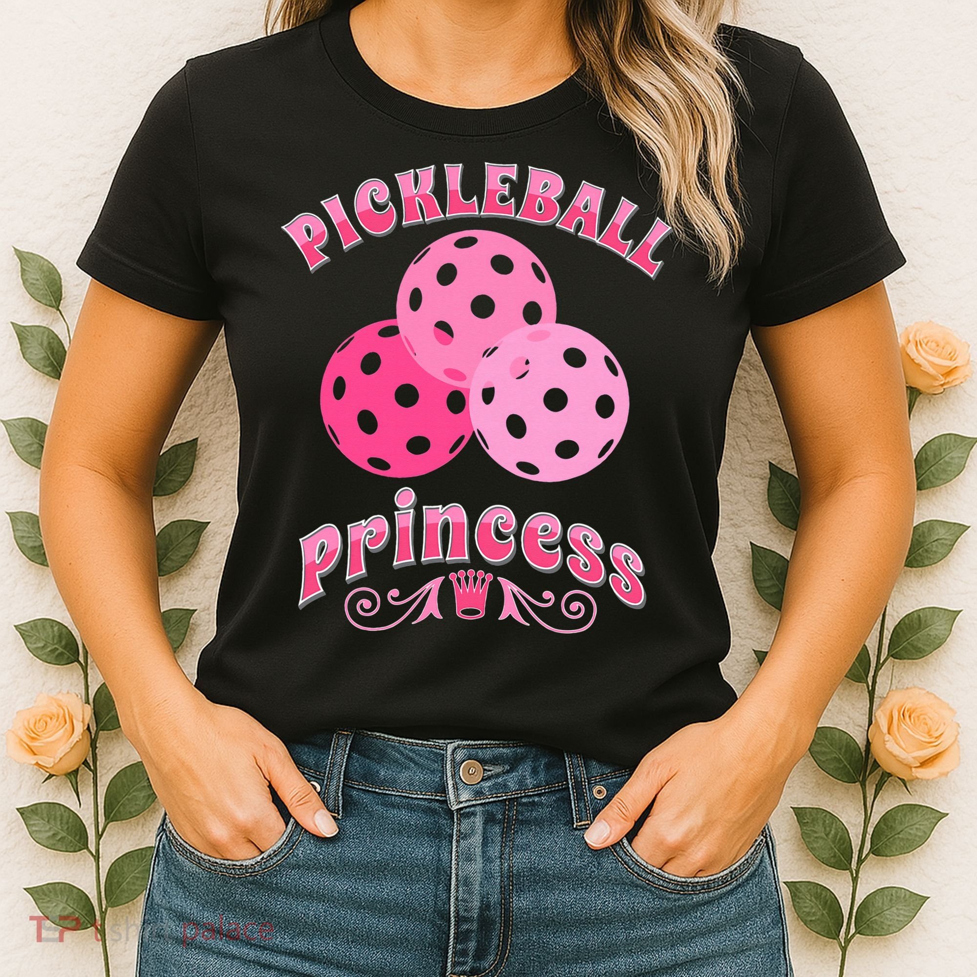 Pickleball Princess funny sport lover coach Women's T-Shirt