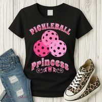 Pickleball Princess funny sport lover coach Women's T-Shirt thumb 3