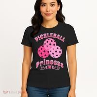 Pickleball Princess funny sport lover coach Women's T-Shirt thumb 4