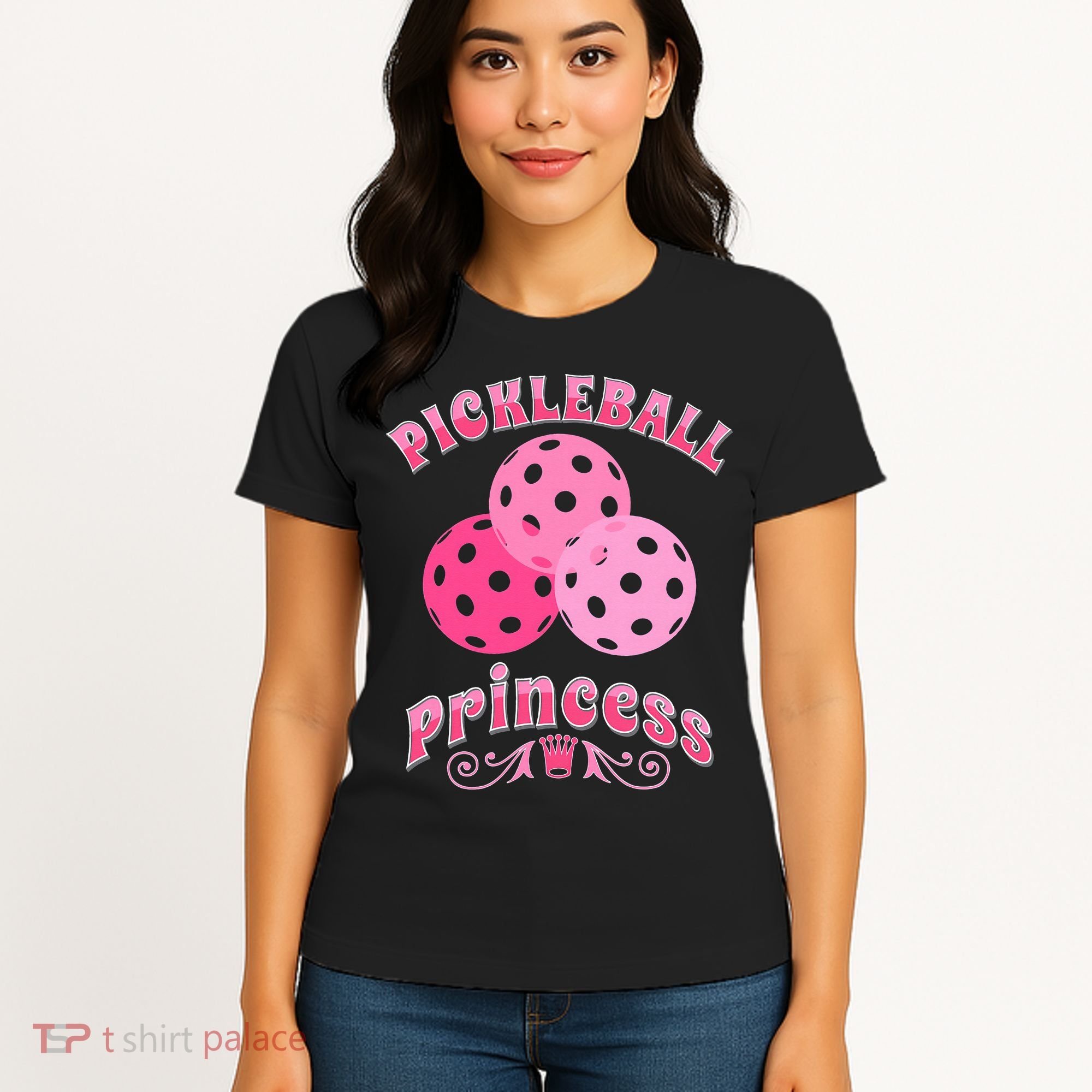 Pickleball Princess funny sport lover coach Women's T-Shirt