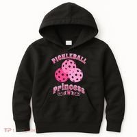 Pickleball Princess funny sport lover coach Kids Hoodie thumb 0