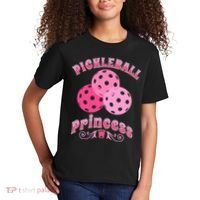 Pickleball Princess funny sport lover coach Kids T-Shirt thumb 2