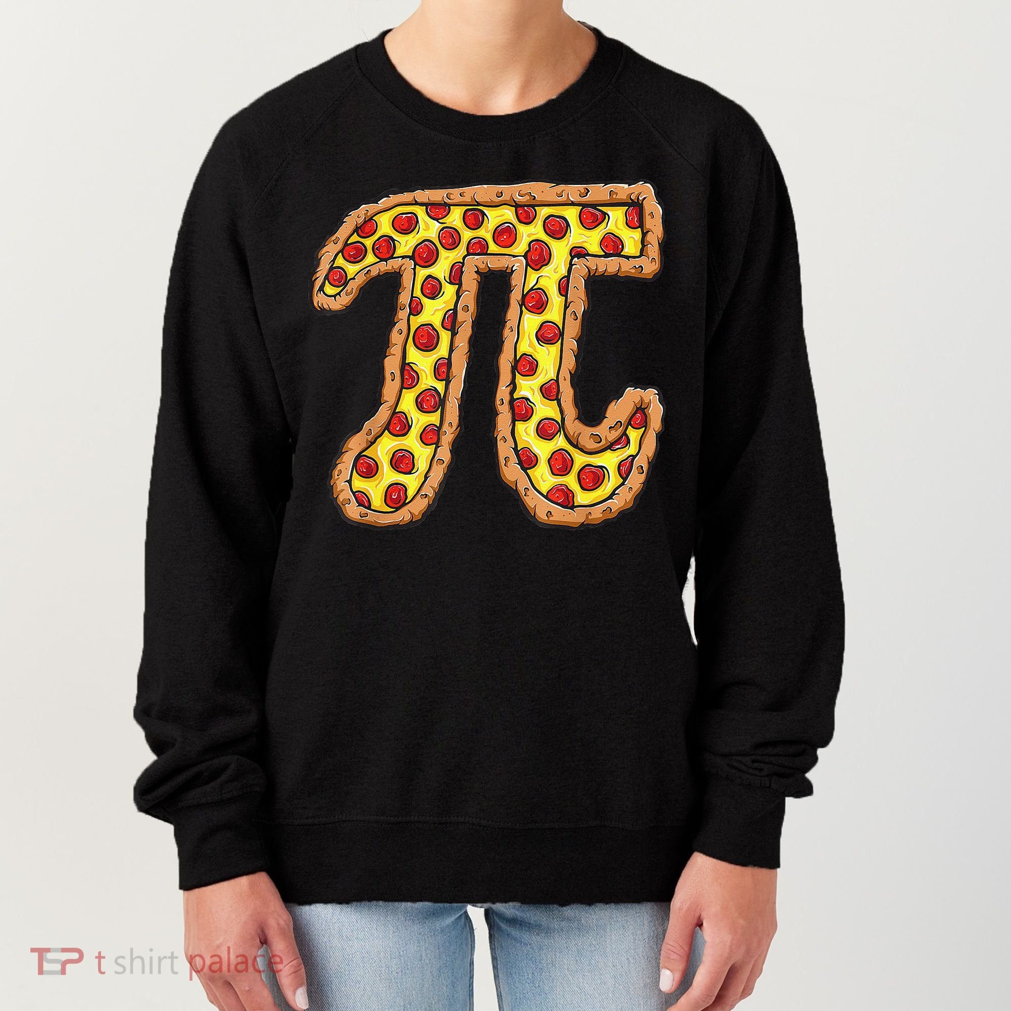 Pizza Pi Funny Pi day gift funny Pizza Women's Sweatshirt