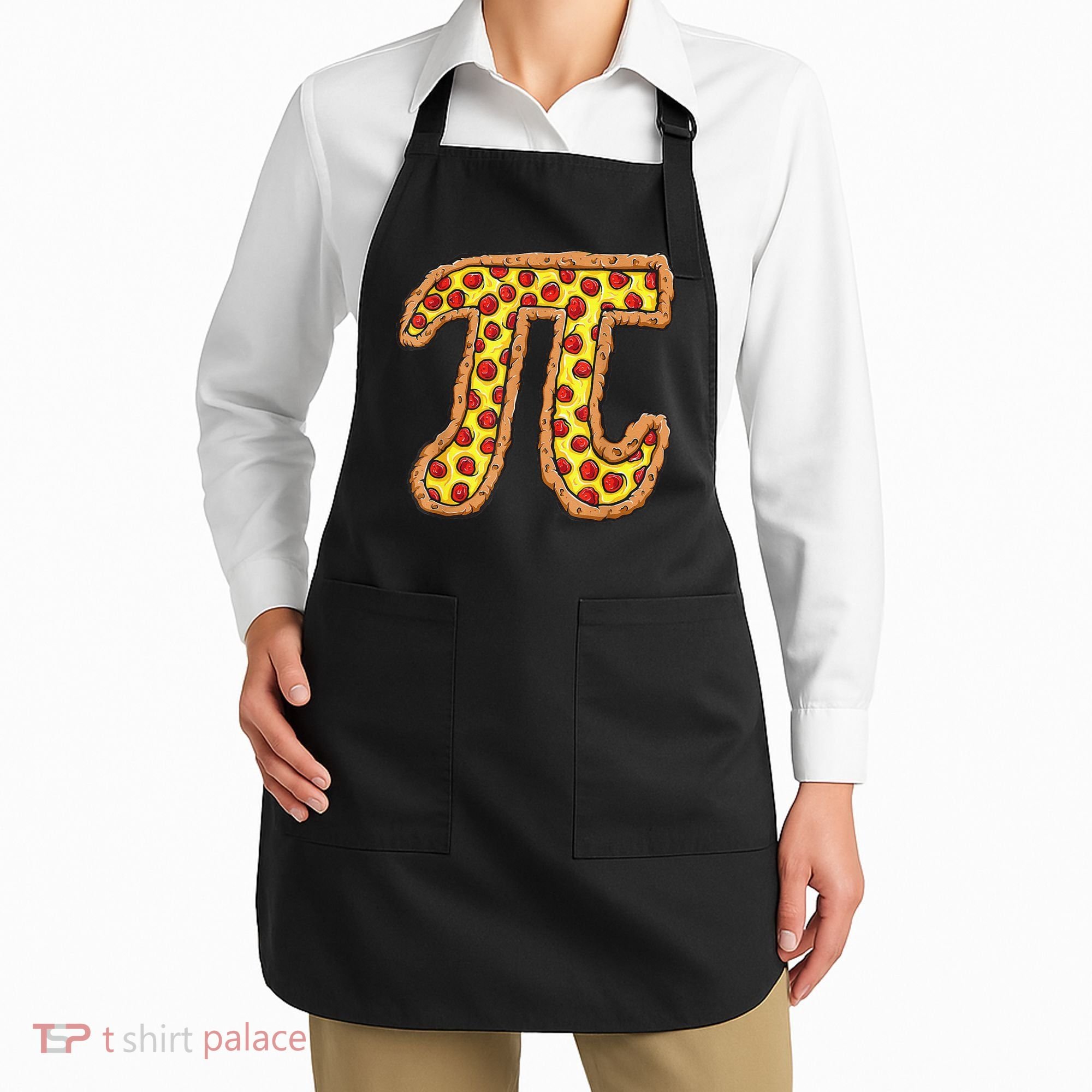 Pizza Pi Funny Pi day gift funny Pizza Apron